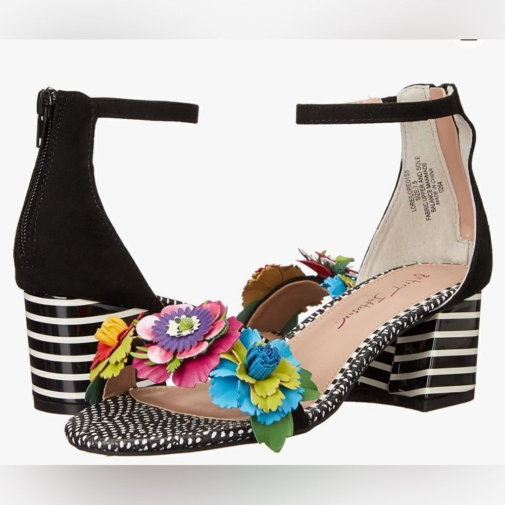 Betsey Johnson  Lore Floral Strap Dress Sandals